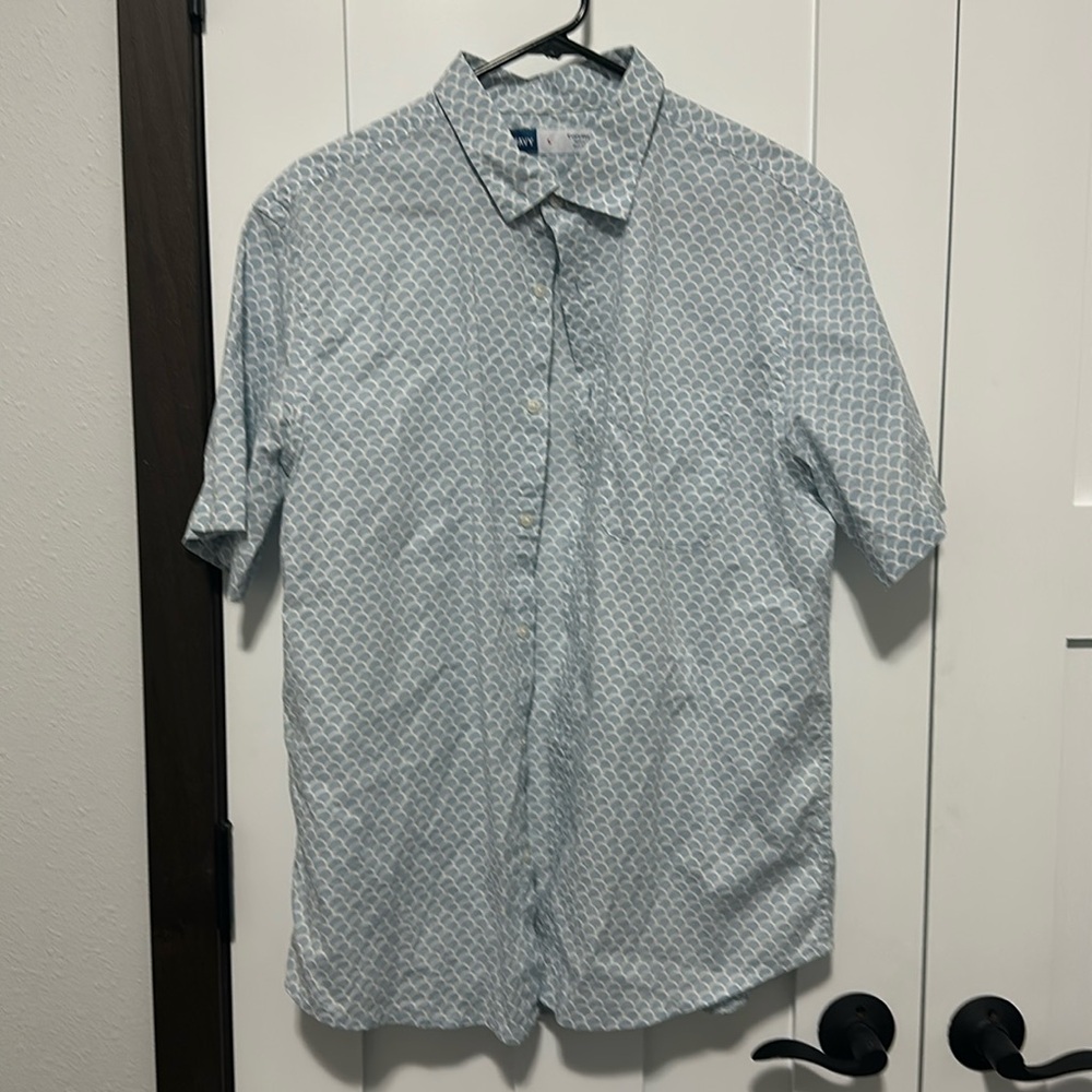 Short sleeved button up shirt